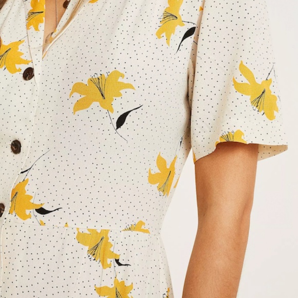 UO Floral Button-Down Midi Dress - Picture 3 of 8